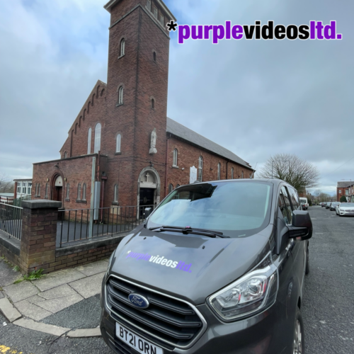 Funeral Live Streaming, Webcasting at St. Ethelbert's Church, Bolton. Greater Manchester