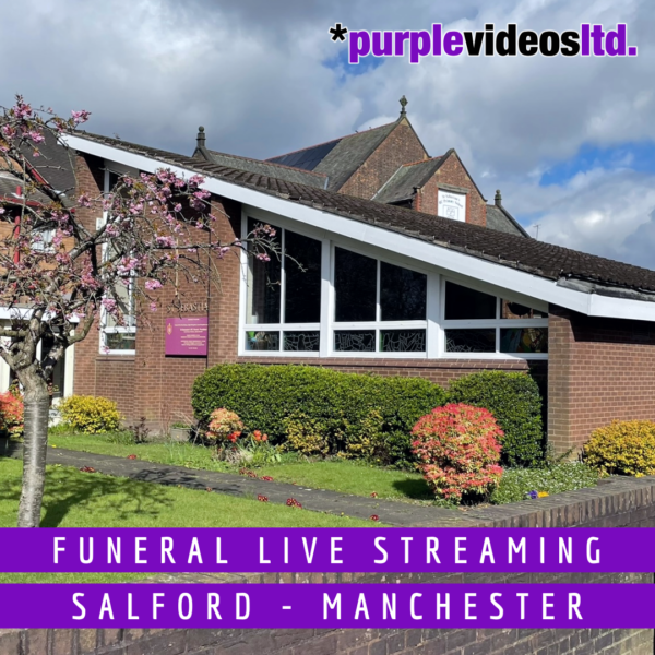 Professional Funeral Church Live Streaming Webcasting - Salford, Greater Manchester.